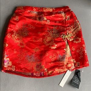 ARE YOU AM I - Jia Skirt (red) Size M